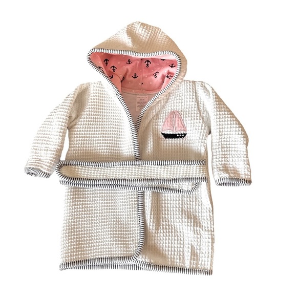 Nautica Infant Bathtime Sailboat Robe - Picture 1 of 5